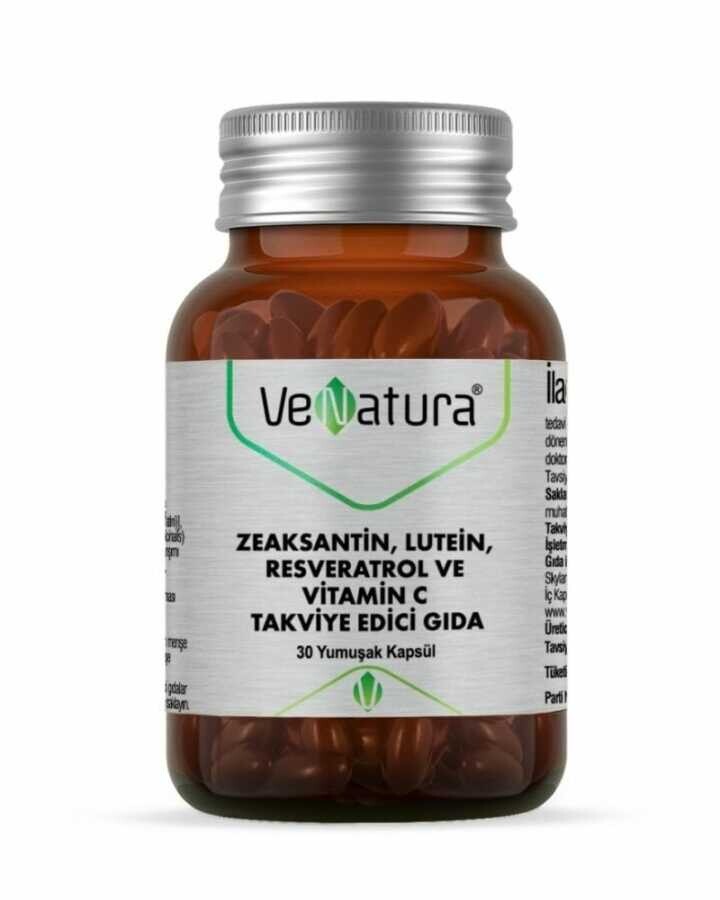 Venatura Zeaksantin Lutein Resveratrol Ve Vitamin C 30 Kapsül - 1