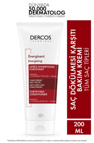 Vichy Dercos Energisant Saç Dökülmesine Karşı Saç Kremi 200 ml - 2