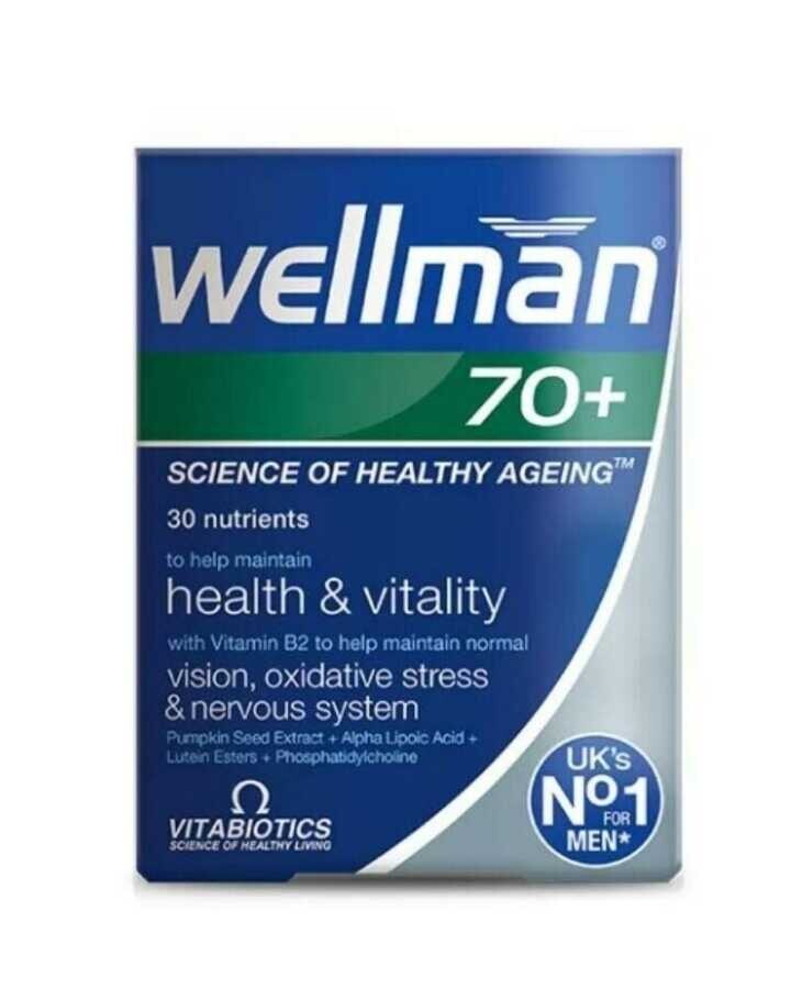 Vitabiotics Wellman 70+ Takviye Edici Gıda 30 Tablet - 1