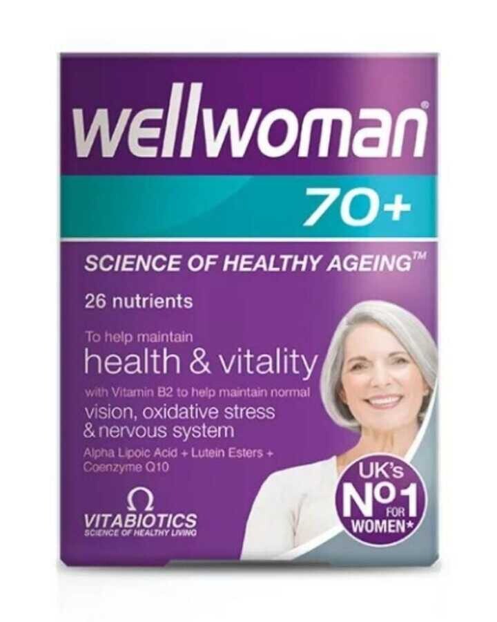 Vitabiotics Wellwoman 70+ Takviye Edici Gıda 30 Tablet - 1