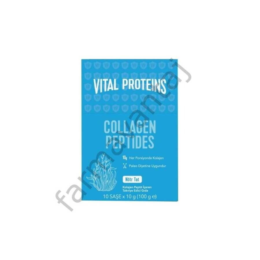 Vital Proteins Collagen Peptides 10g x10 Saşe (100g Sığır Kolajeni) - 1