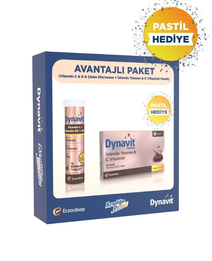 Vitamin C & D & Çinko & Herbal İzlanda Yosunu Avantajlı Paket - 1