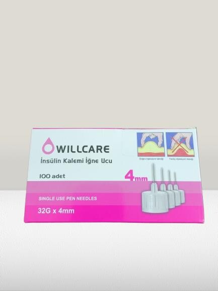 Wellcare İğne Ucu 4 Mm (32g) 100 Adet - 1