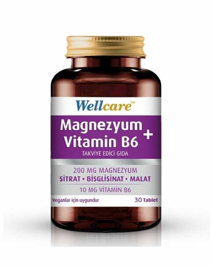 Wellcare Magnezyum Vitamin B6 30 Tablet - 1