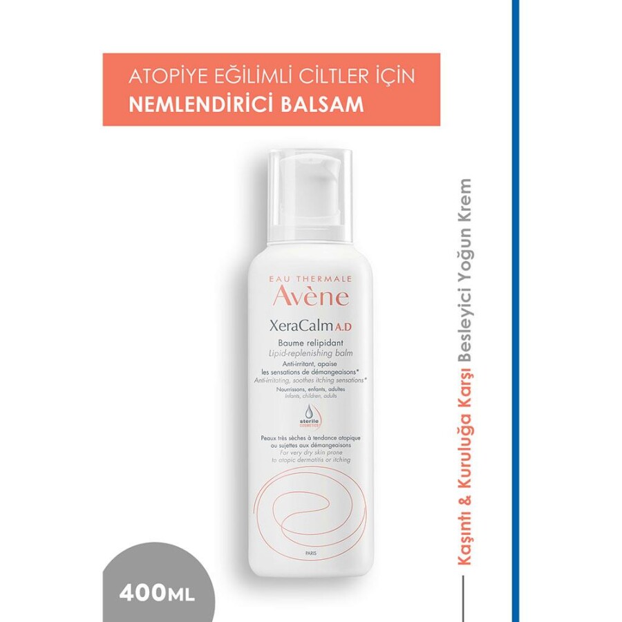 Avene Xeracalm A.D Baume Relipidant Besleyici, Rahatlatıcı, Nemlendirici Balsam 400ml - 2